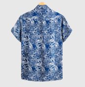 Áo sơ mi họa tiết nam Botanic-1